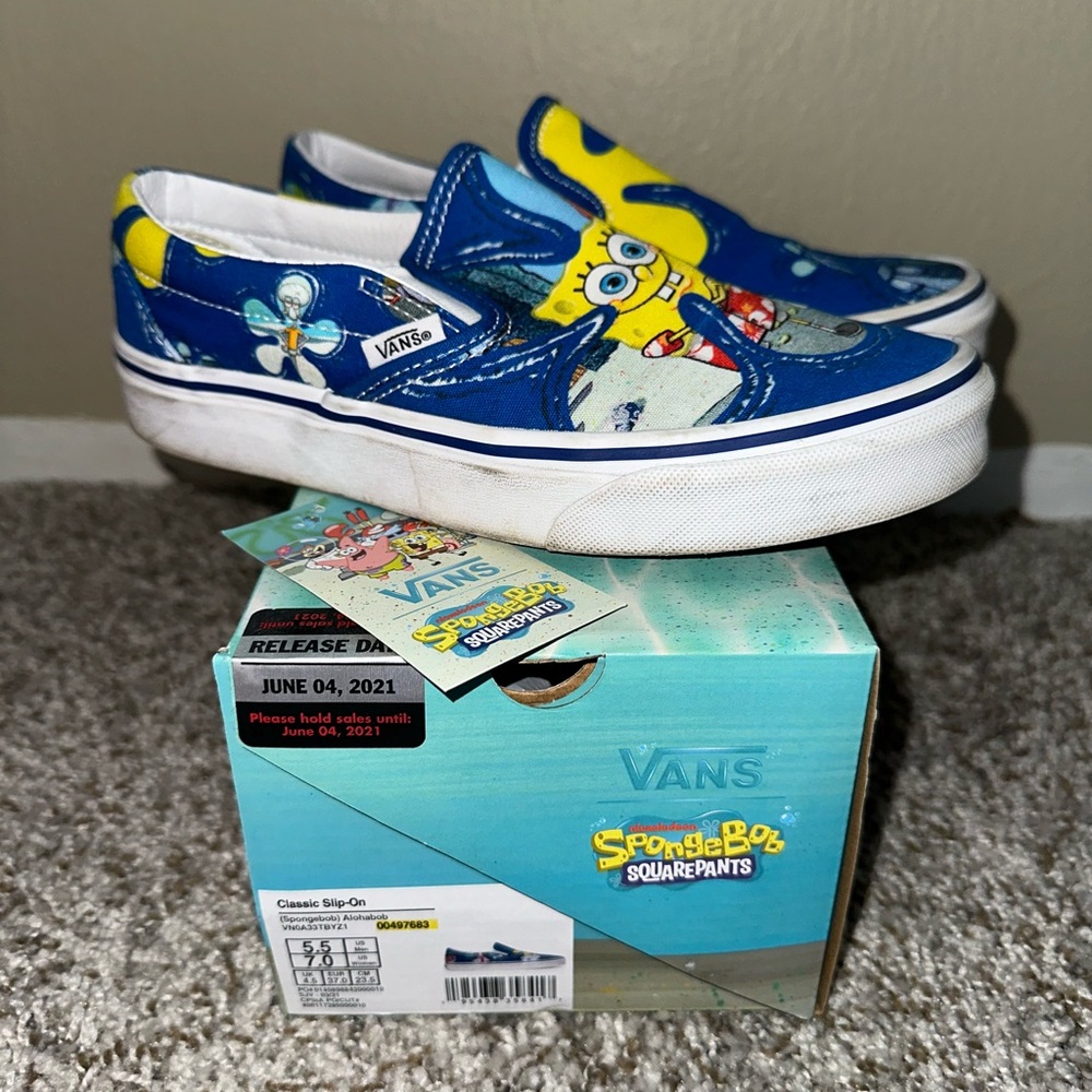 Limited Edition SpongeBob Slip On Vans
